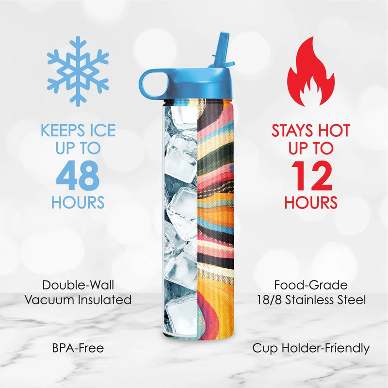 24oz Water Tumbler | EttaVee Abstract 1