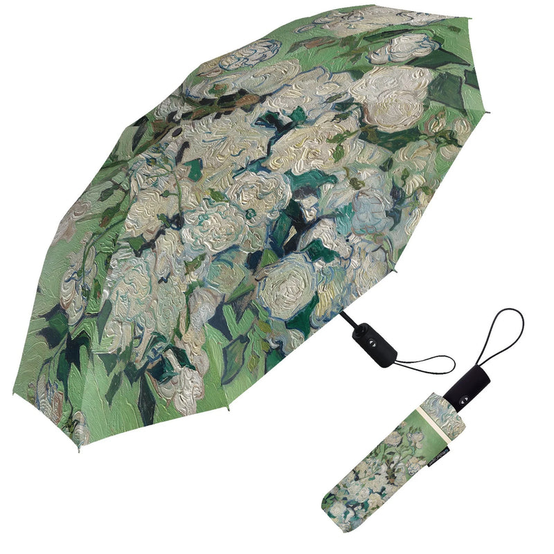 Travel Umbrella | van Gogh White Rose