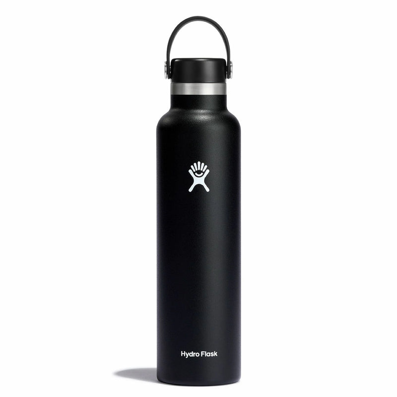 24 oz Standard Mouth Bottle with Flex Cap | Black