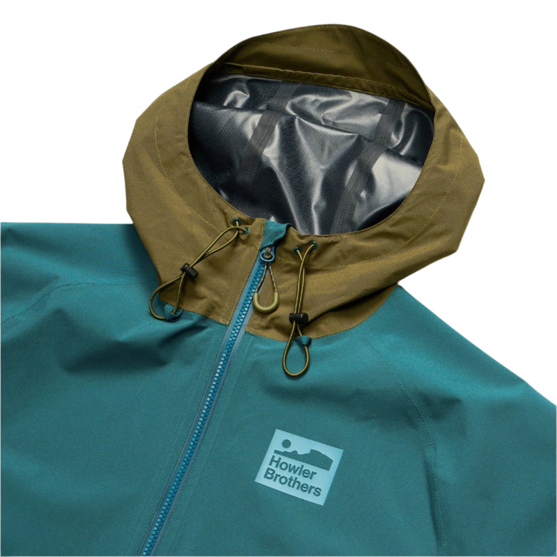 Men's Storm Splitter Rain Shell Jacket | Dark Teal
