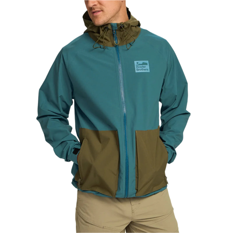Men's Storm Splitter Rain Shell Jacket | Dark Teal