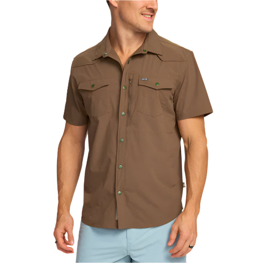 Men's Short Sleeve Emerger Tech Shirt | Teak