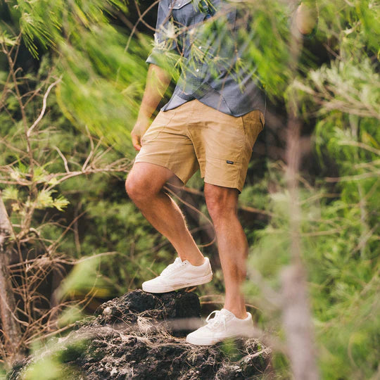 Men's Quonset Camp Shorts 7.5" Inseam | British Khaki