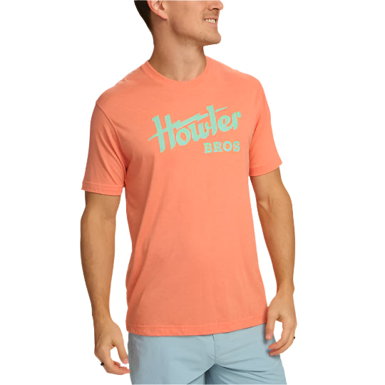 Men's Howler Electric Short Sleeve Tee | Coral Heather