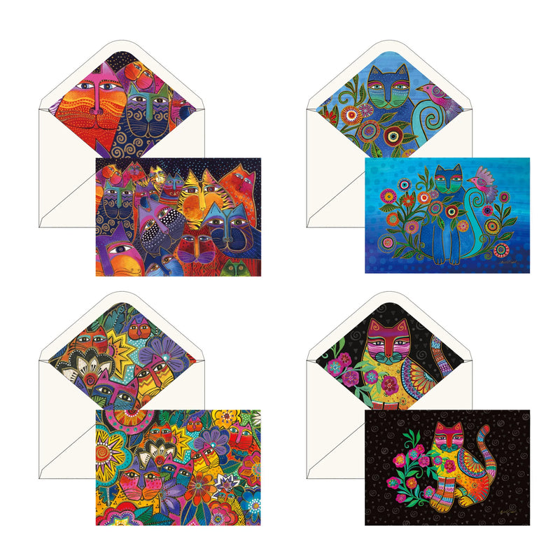 Note Cards Gift Pack | Laurel Burch Cats