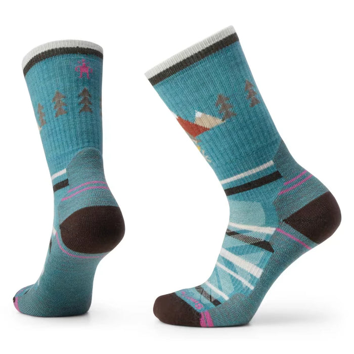 Smartwool Womens Hike Light Cushion Under The Stars Crew Socks