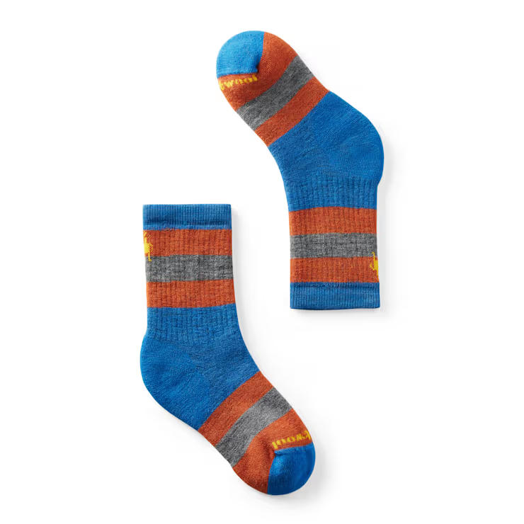 Kids' Hike Full Cushion Striped Crew Socks