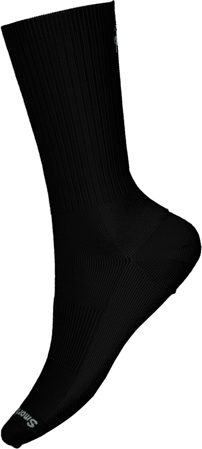 Solid Rib Crew | Black