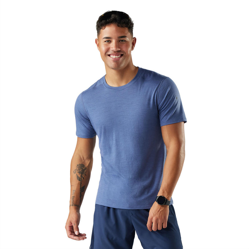 Men's Merino Short Sleeve Tee | Nightfall Blue