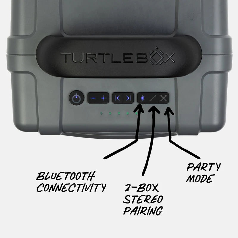 Turtlebox Cub Portable Speaker | Gray