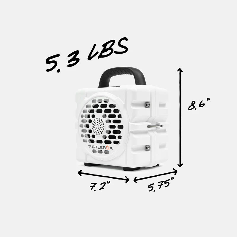 Turtlebox Cub Portable Speaker | White