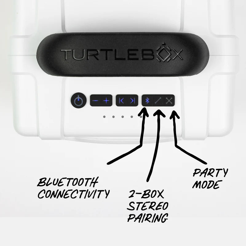 Turtlebox Cub Portable Speaker | White