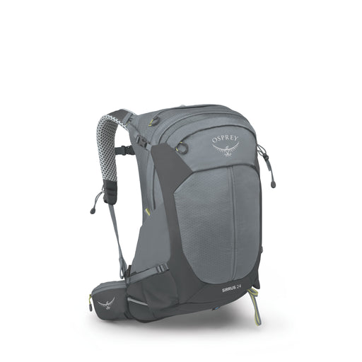 Gray Osprey backpack on a white background