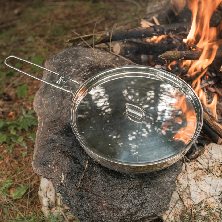 8" Stainless Steel Skillet and Lid | Stainless Steel