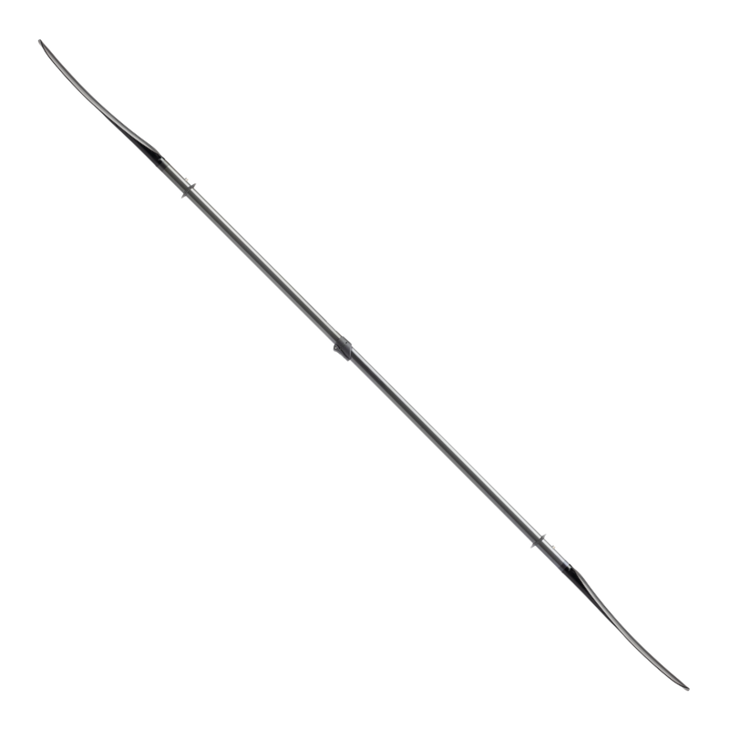 Fishing rod on a white background