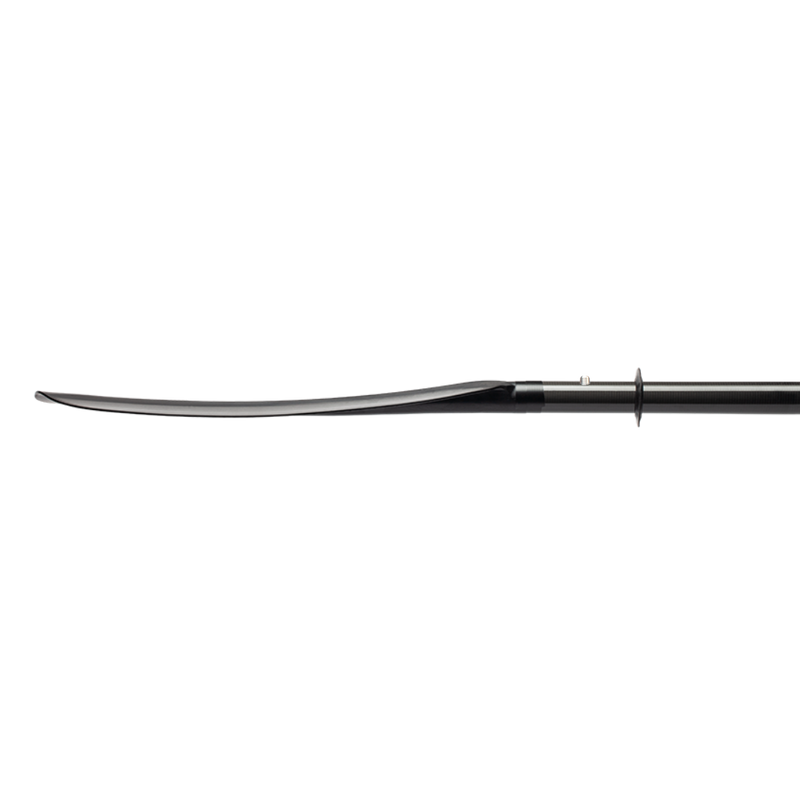 Black drill bit on a white background