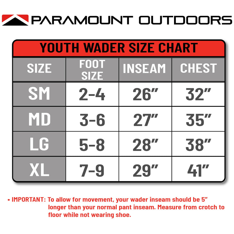 STONEFLY YOUTH Fishing Breathable Chest Waders for Kids (store)