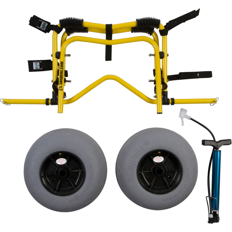 Suspenz DLX Beach Cart with Balloon Wheels, Flat Platform