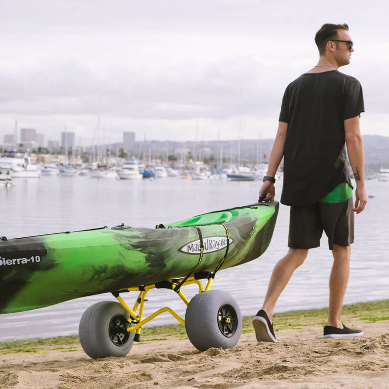 Suspenz DLX Beach Cart with Balloon Wheels, Flat Platform