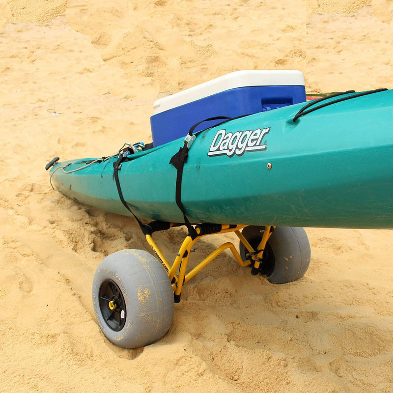 Suspenz DLX Beach Cart with Balloon Wheels, Flat Platform