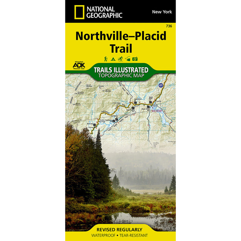 Adirondack Mountain Club Northville to Lake Placid Map