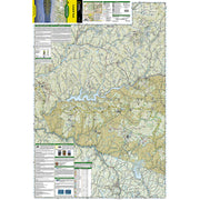 A detailed topographic map poster of the Catskill Park in New York, featuring contour lines, roads, waterways, and informational panels in the corners.
