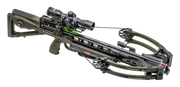 TenPoint Venom X crossbow with an attached scope, shown on a plain white background.