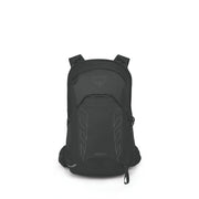 A black Osprey Talon 23 backpack shown from the front against a plain white background.