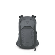 An Osprey Talon 22 backpack in dark gray, shown from the front against a plain white background.