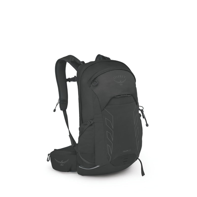 Black Osprey backpack on a white background