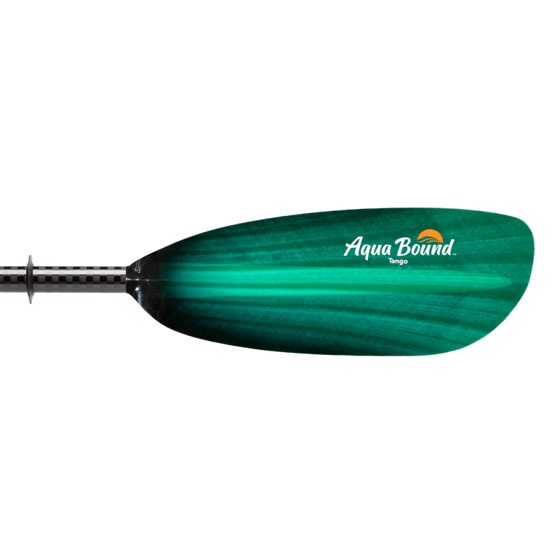 Tango Fiberglass 2-Piece Straight Shaft Kayak Paddle | Green Tide