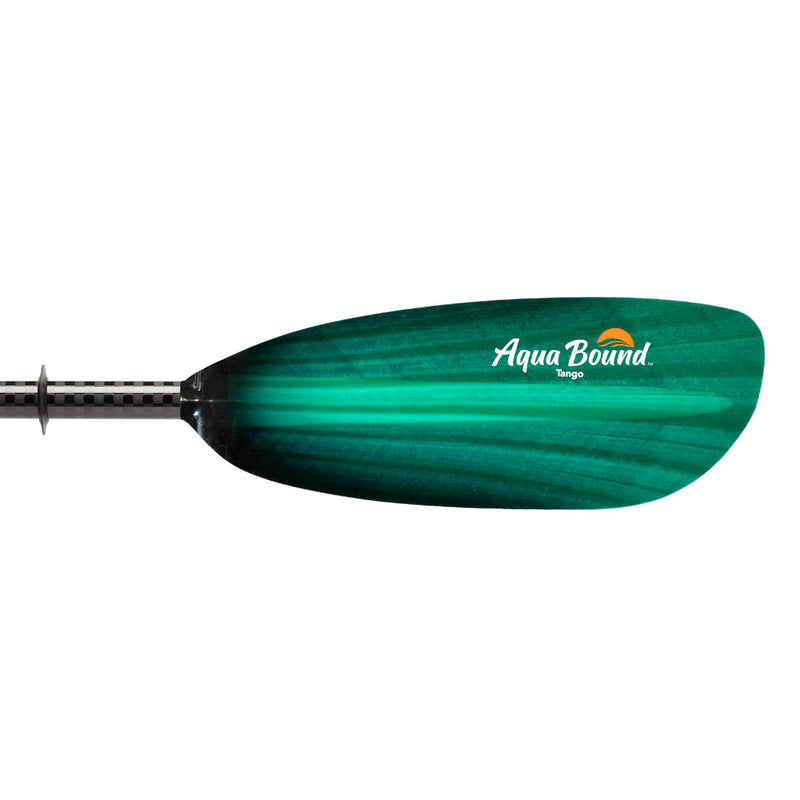 Tango Fiberglass 2-Piece Straight Shaft Kayak Paddle | Green Tide