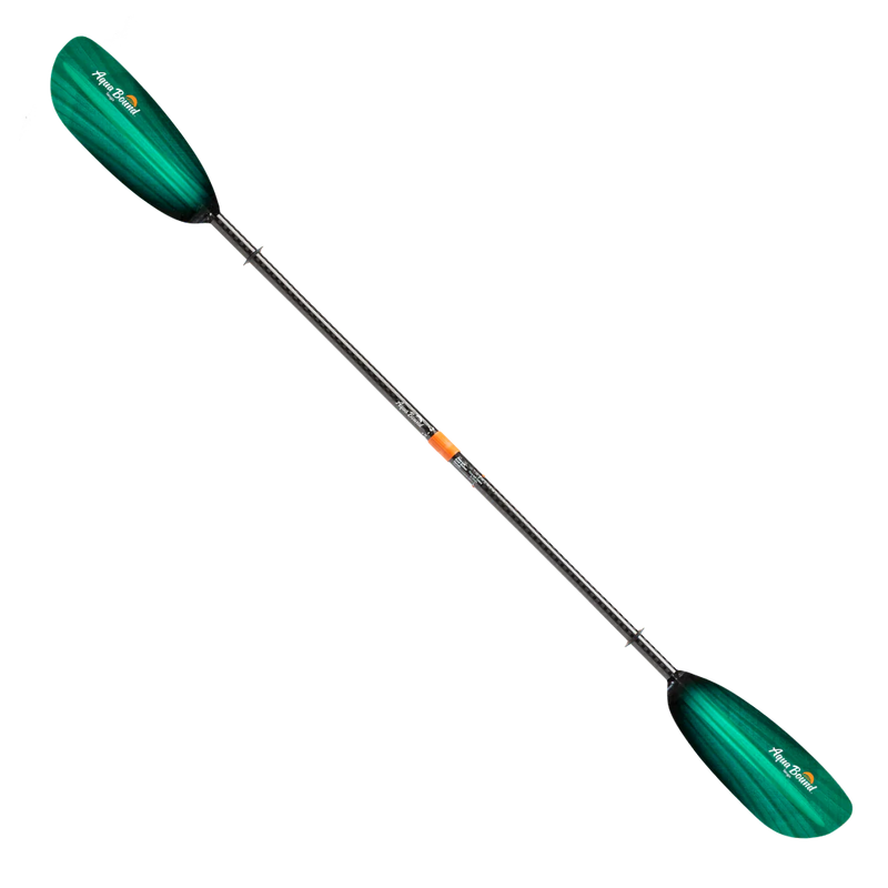 Tango Fiberglass 2-Piece Straight Shaft Kayak Paddle | Green Tide