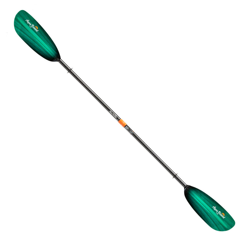 Tango Fiberglass 2-Piece Straight Shaft Kayak Paddle | Green Tide