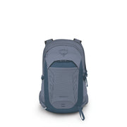 An Osprey Tempest 22 backpack in slate blue and dark teal, shown from the front on a clean white background.