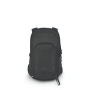 Black Osprey backpack on a white background