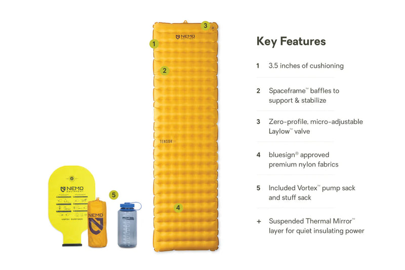 Tensor™ Trail Ultralight Insulated Sleeping Pad