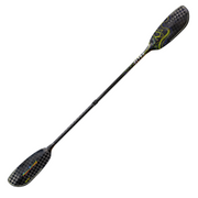 Grey and black paddle with multicolor accents and an Aqua Bound logo on a white background.