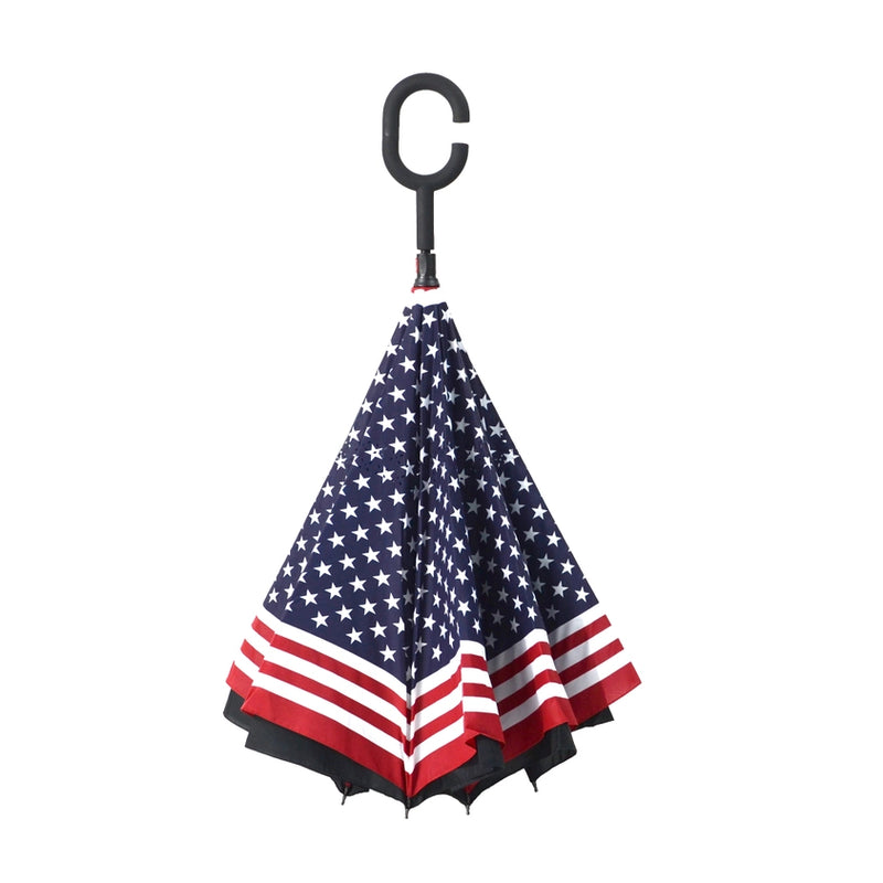 Topsy Turvy Umbrella | USA Flag
