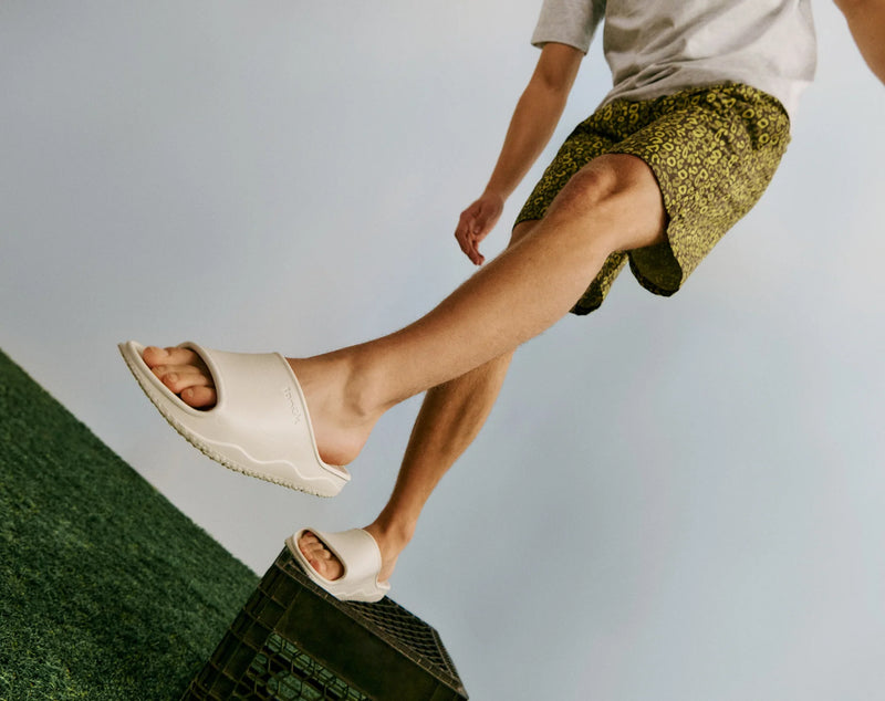 Men's Beer Foamie Slide | Tan