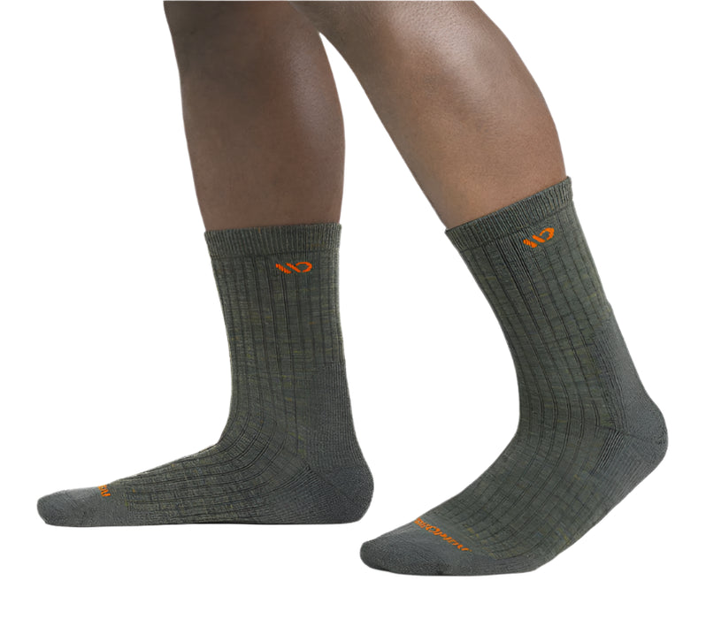 Men’s Solid Cushioned Micro Crew Socks