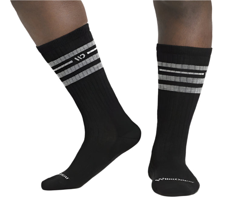 Men’s Vintage Stripe Cushioned Crew Socks