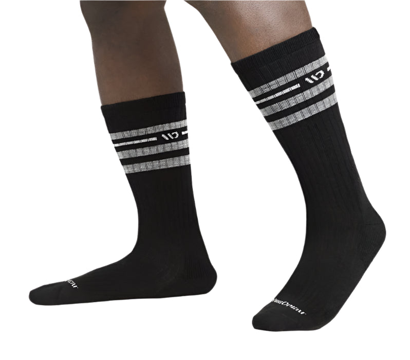 Men’s Vintage Stripe Cushioned Crew Socks