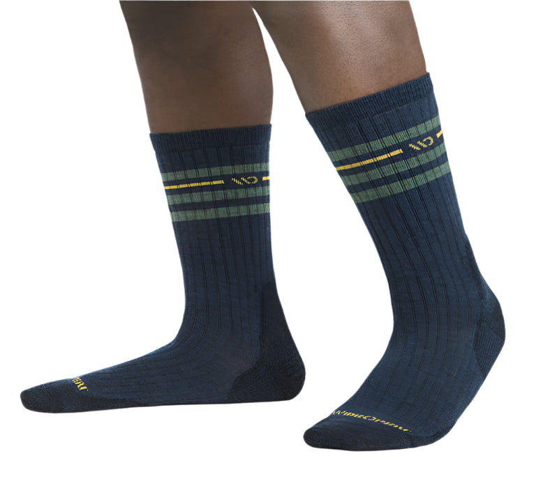 Men’s Vintage Stripe Cushioned Crew Socks