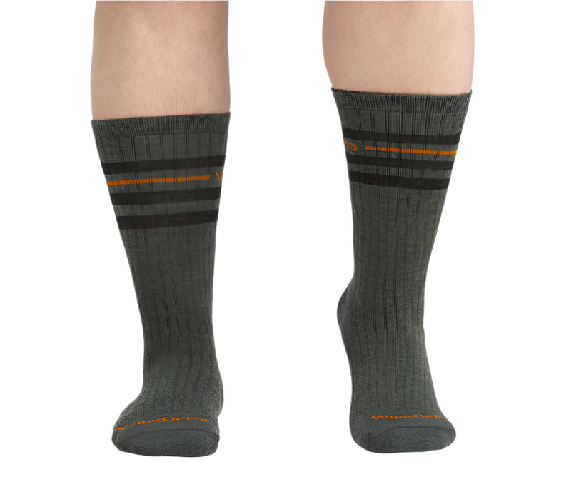 Men’s Vintage Stripe Cushioned Crew Socks