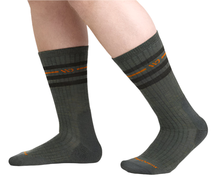 Men’s Vintage Stripe Cushioned Crew Socks