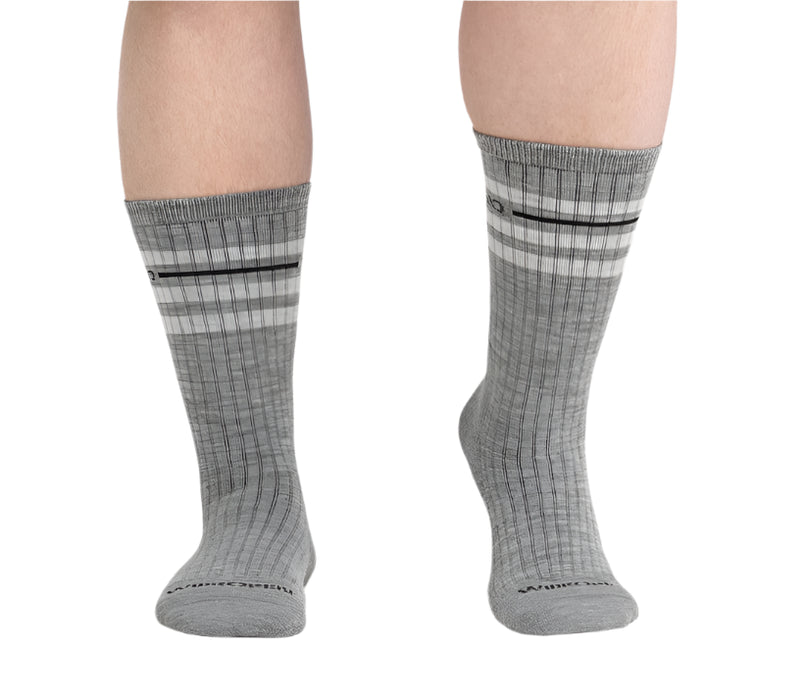 Men’s Vintage Stripe Cushioned Crew Socks