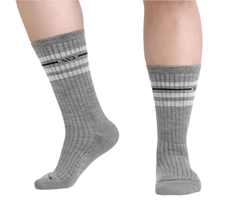 Men’s Vintage Stripe Cushioned Crew Socks