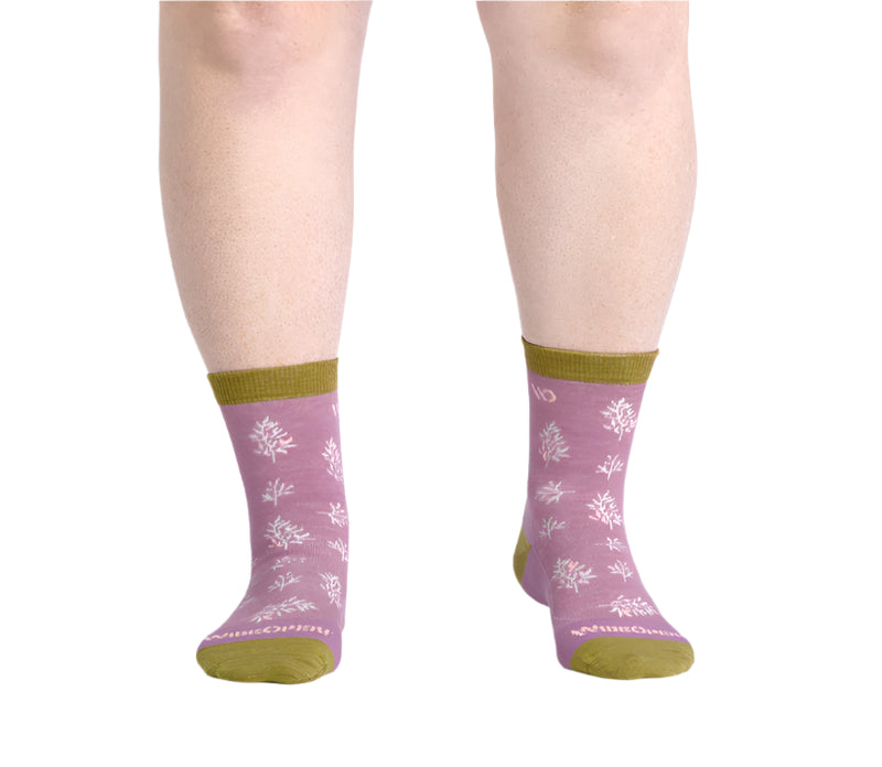 Women’s Foliage Lightweight Micro Crew Socks