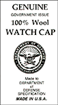 Government Issue Wool Cuff Watch Cap | Black